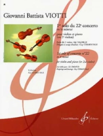 1er solo du 22e concerto en La mineur Visual
